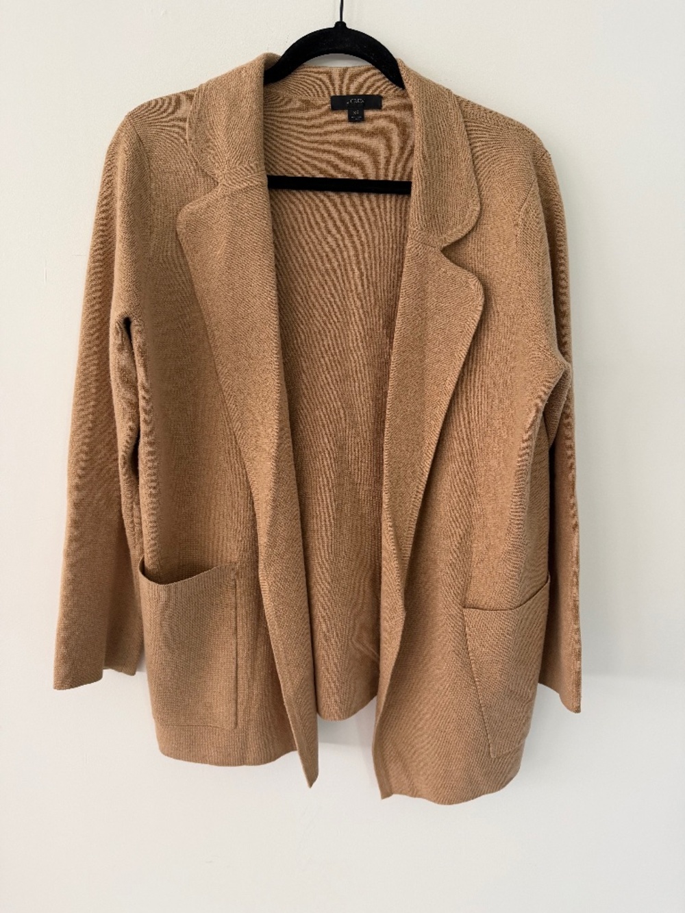 J Crew camel XS cardigan